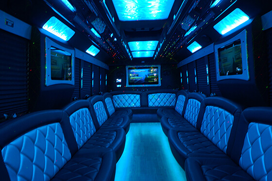 one of our party buses in richmond